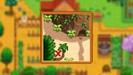 Journal Scrap #10 shows a palm tree with a red 'X' mark next to it (Image via ConcernedApe)